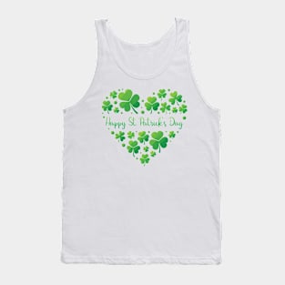 St Patrick's Heart Tank Top